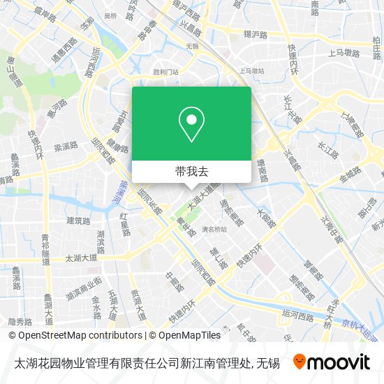 太湖花园物业管理有限责任公司新江南管理处地图