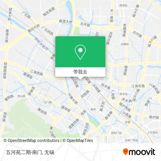 五河苑二期-南门地图