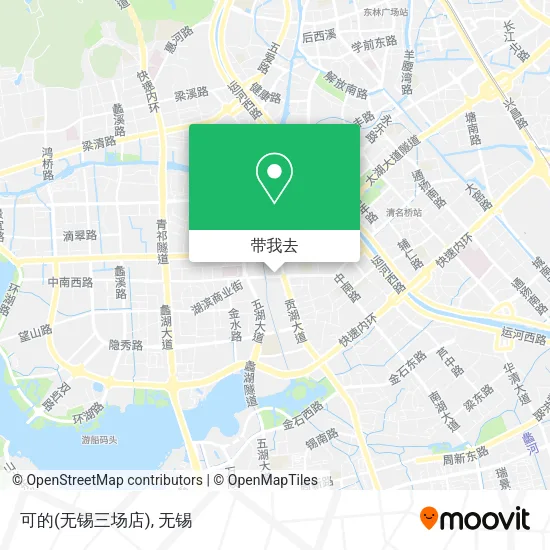 可的(无锡三场店)地图