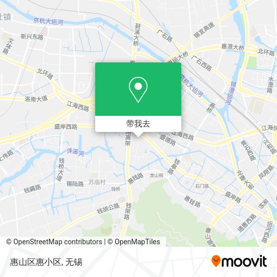 惠山区惠小区地图