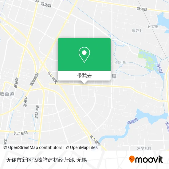 无锡市新区弘峰祥建材经营部地图