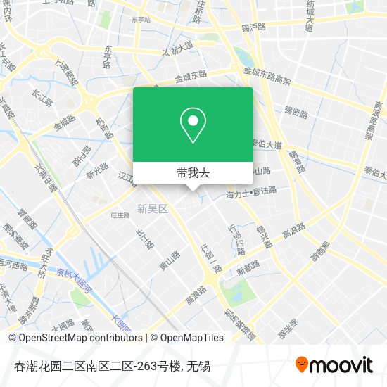 春潮花园二区南区二区-263号楼地图