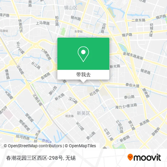 春潮花园三区西区-298号地图