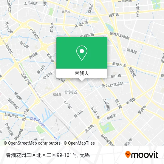春潮花园二区北区二区99-101号地图
