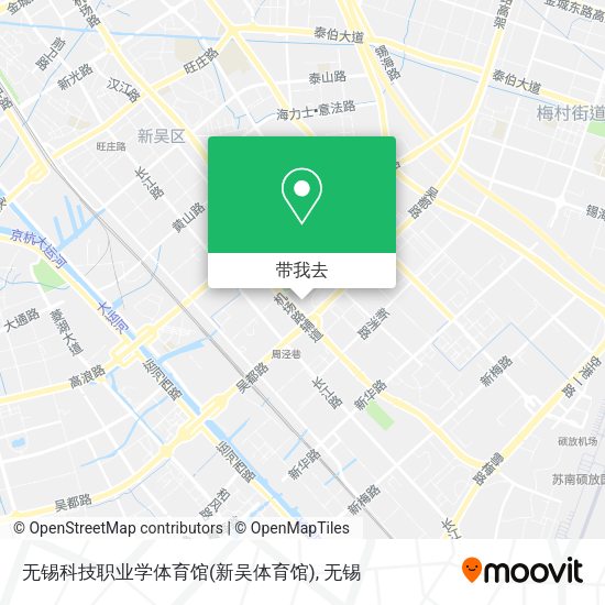 无锡科技职业学体育馆(新吴体育馆)地图