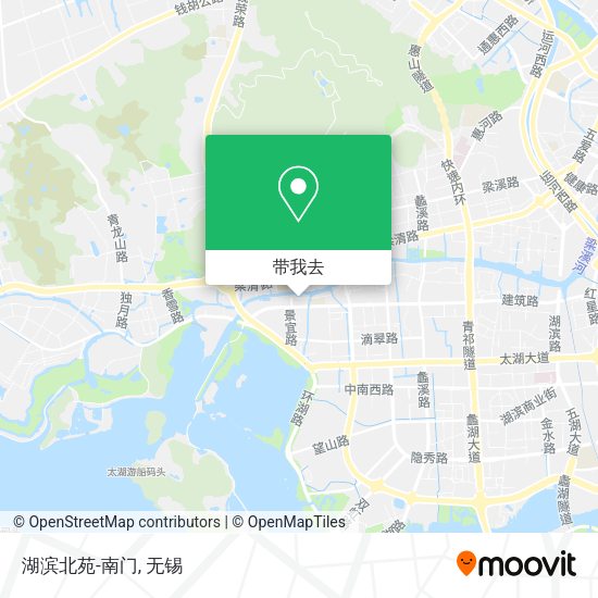 湖滨北苑-南门地图
