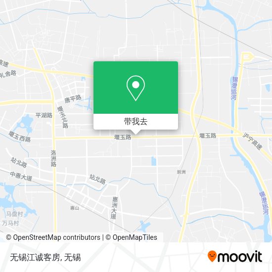 无锡江诚客房地图
