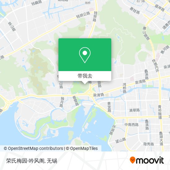 荣氏梅园-吟风阁地图