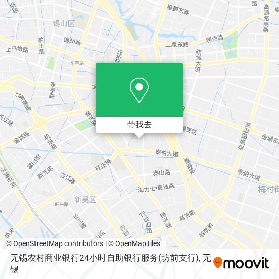 无锡农村商业银行24小时自助银行服务(坊前支行)地图