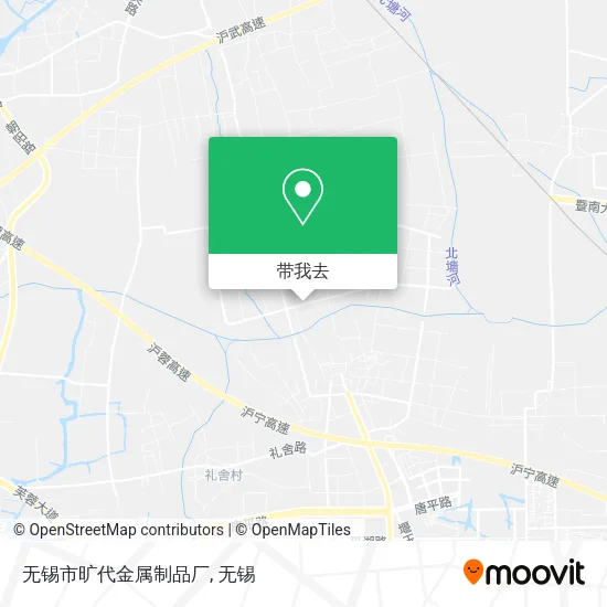 无锡市旷代金属制品厂地图