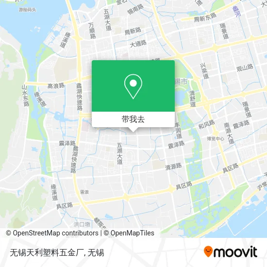 无锡天利塑料五金厂地图
