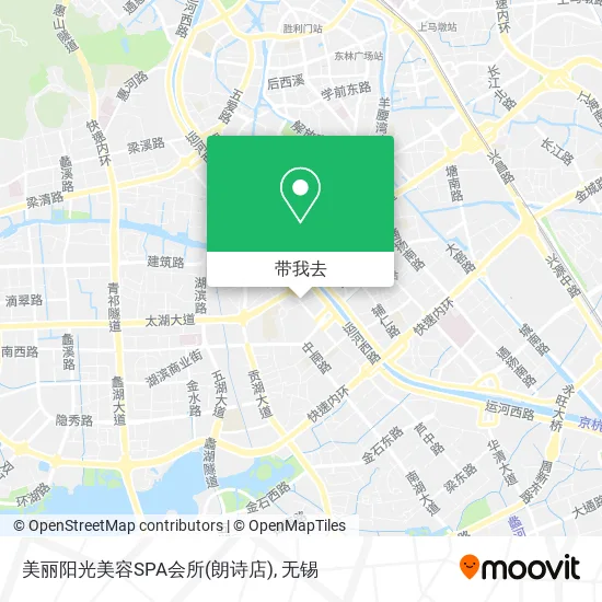 美丽阳光美容SPA会所(朗诗店)地图