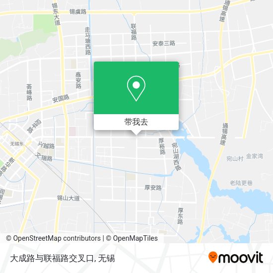 大成路与联福路交叉口地图