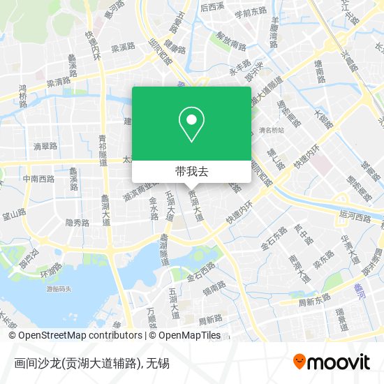 画间沙龙(贡湖大道辅路)地图