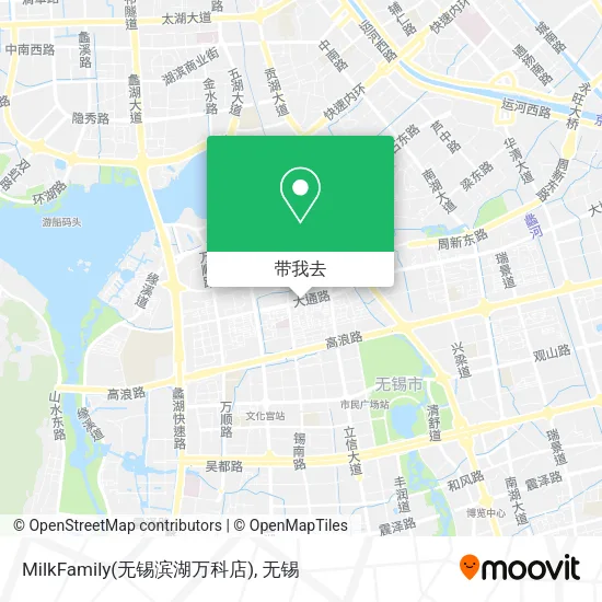MilkFamily(无锡滨湖万科店)地图