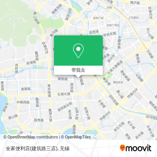全家便利店(建筑路三店)地图