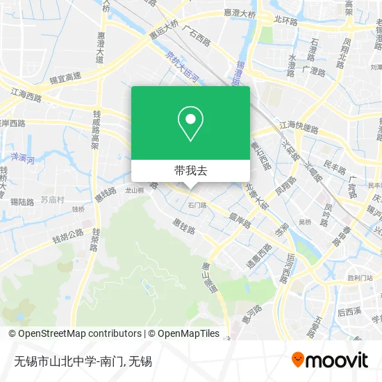 无锡市山北中学-南门地图