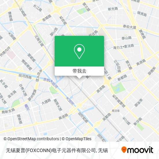 无锡夏普(FOXCONN)电子元器件有限公司地图