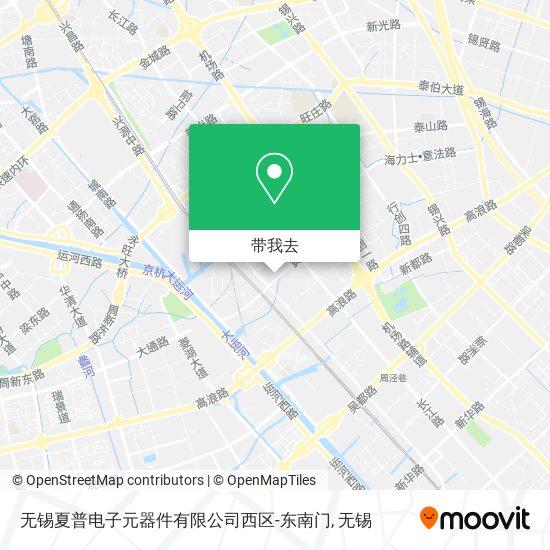 无锡夏普电子元器件有限公司西区-东南门地图