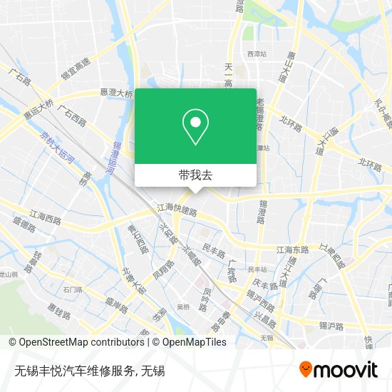 无锡丰悦汽车维修服务地图