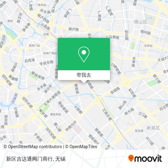 新区吉达通阀门商行地图