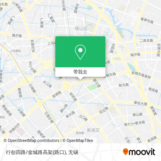 行创四路/金城路高架(路口)地图