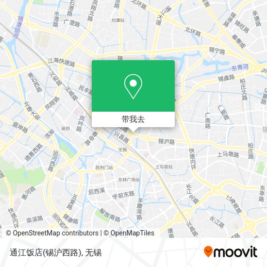 通江饭店(锡沪西路)地图