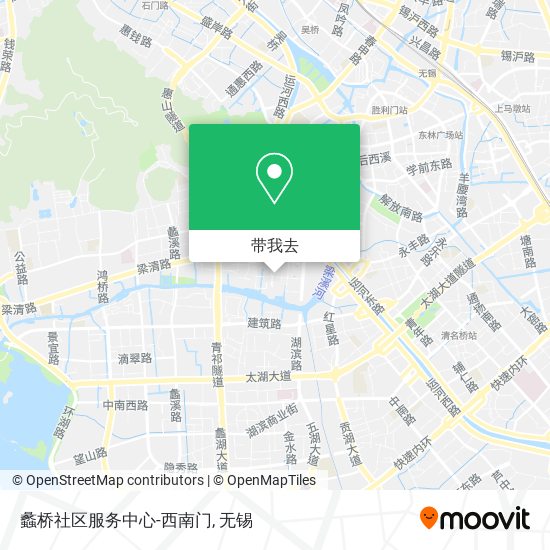 蠡桥社区服务中心-西南门地图
