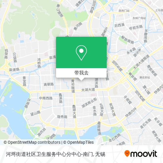 河埒街道社区卫生服务中心分中心-南门地图