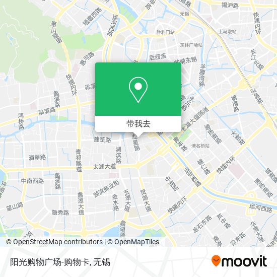 阳光购物广场-购物卡地图