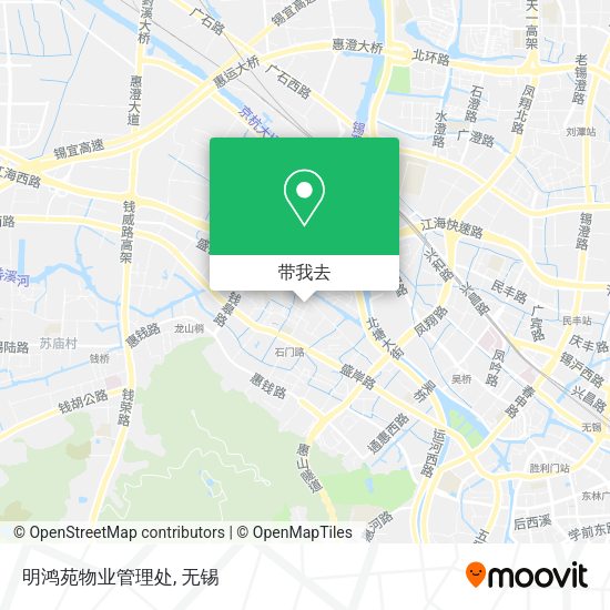 明鸿苑物业管理处地图