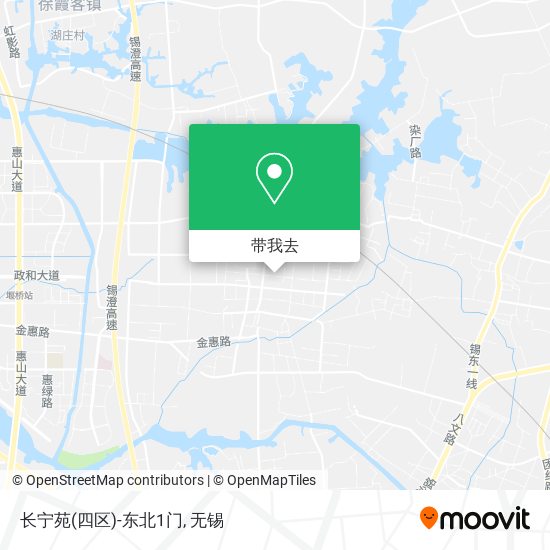 长宁苑(四区)-东北1门地图