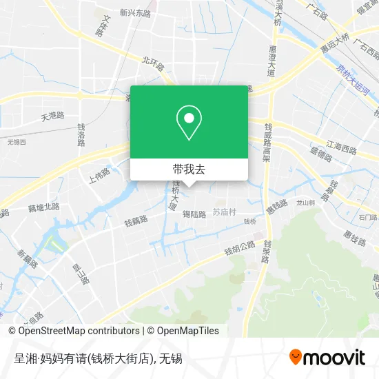 呈湘·妈妈有请(钱桥大街店)地图