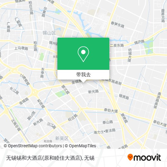 无锡锡和大酒店(原和睦佳大酒店)地图