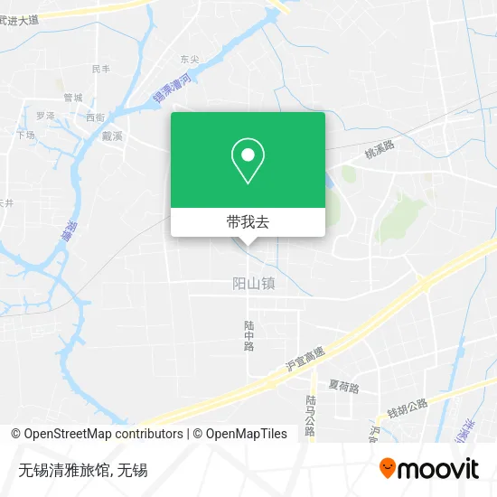 无锡清雅旅馆地图
