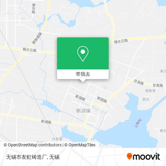 无锡市友虹铸造厂地图