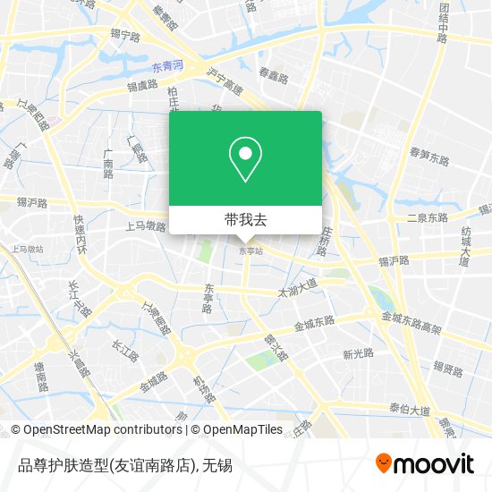 品尊护肤造型(友谊南路店)地图