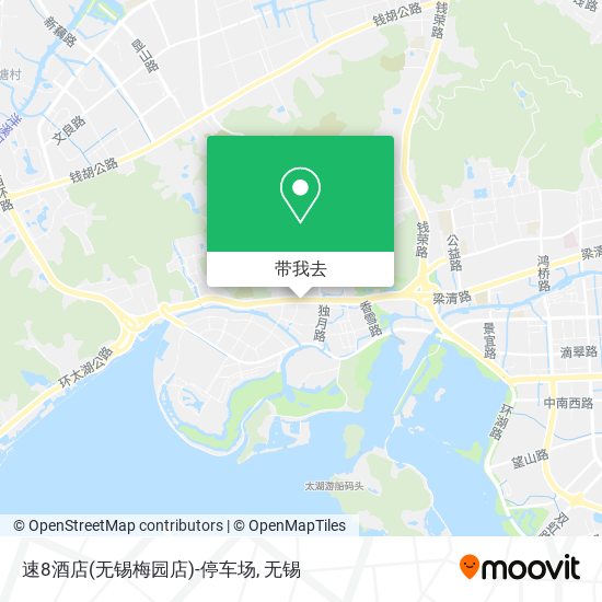 速8酒店(无锡梅园店)-停车场地图