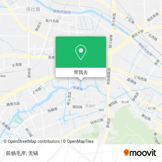 前杨毛岸地图