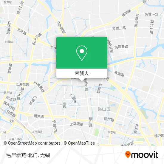 毛岸新苑-北门地图