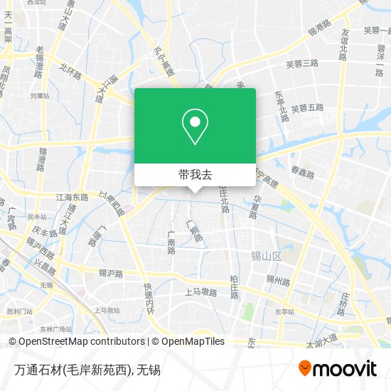 万通石材(毛岸新苑西)地图