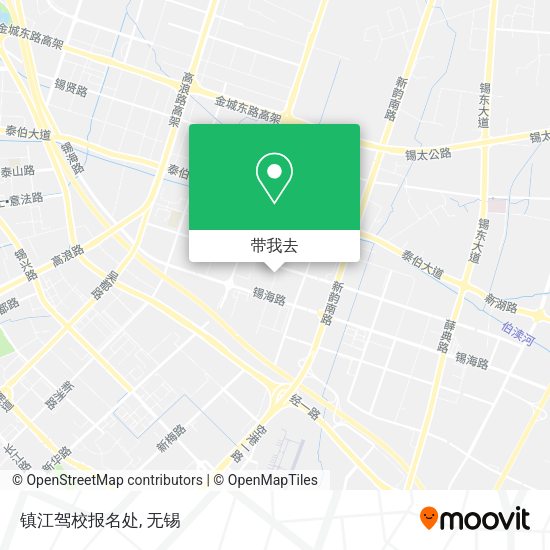 镇江驾校报名处地图