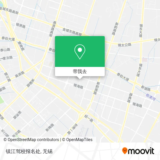 镇江驾校报名处地图