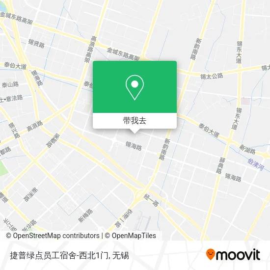 捷普绿点员工宿舍-西北1门地图