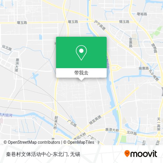 秦巷村文体活动中心-东北门地图