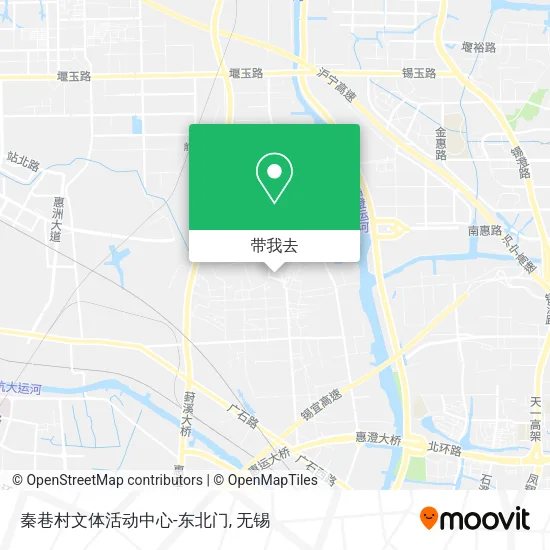 秦巷村文体活动中心-东北门地图