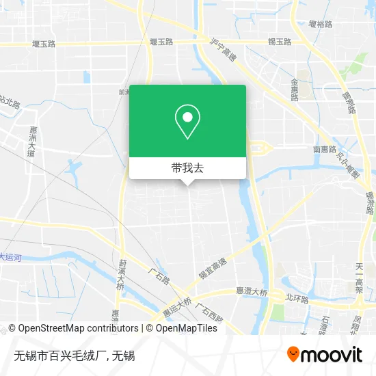 无锡市百兴毛绒厂地图