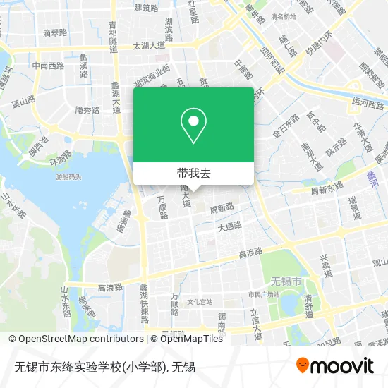 无锡市东绛实验学校(小学部)地图