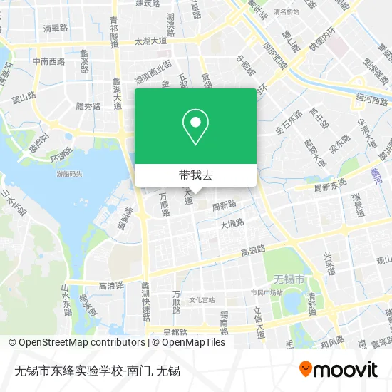 无锡市东绛实验学校-南门地图