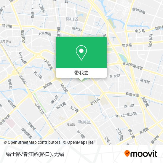 锡士路/春江路(路口)地图